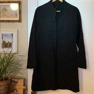 Handmade vintage Asian inspired wool linen jacket